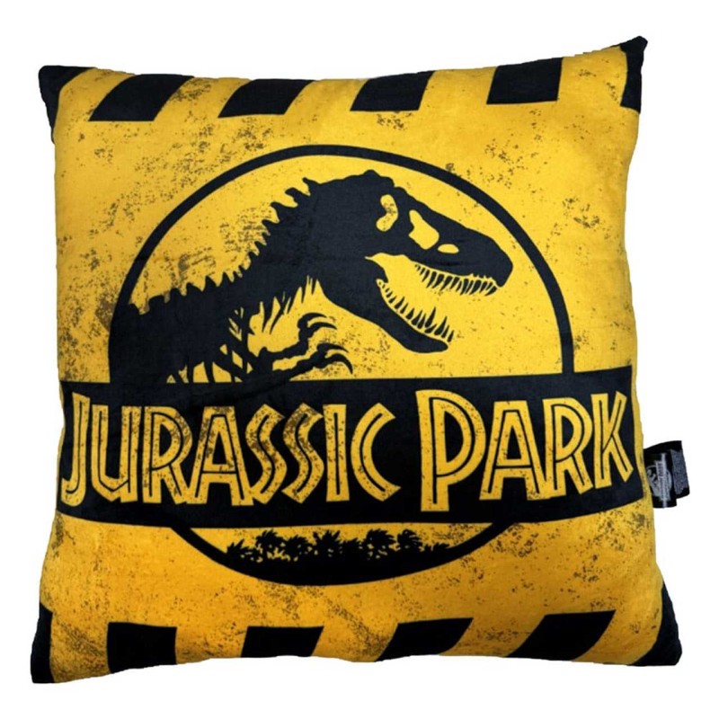 Caution Logo - Jurassic Park - Kissen 40cm