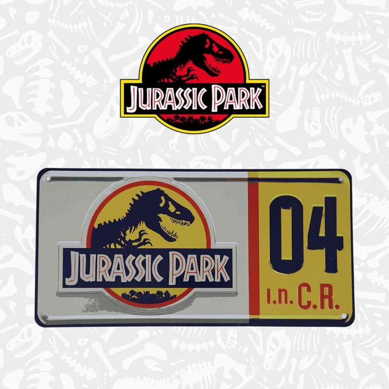 Dennis Nedry Nummernschild 04 - Jurassic Park - Replik 1/1