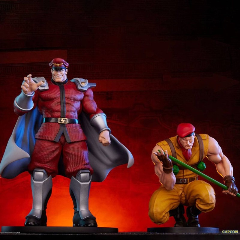 M. Bison & Rolento - Street Fighter - 1/10 Scale PVC Statuen Set