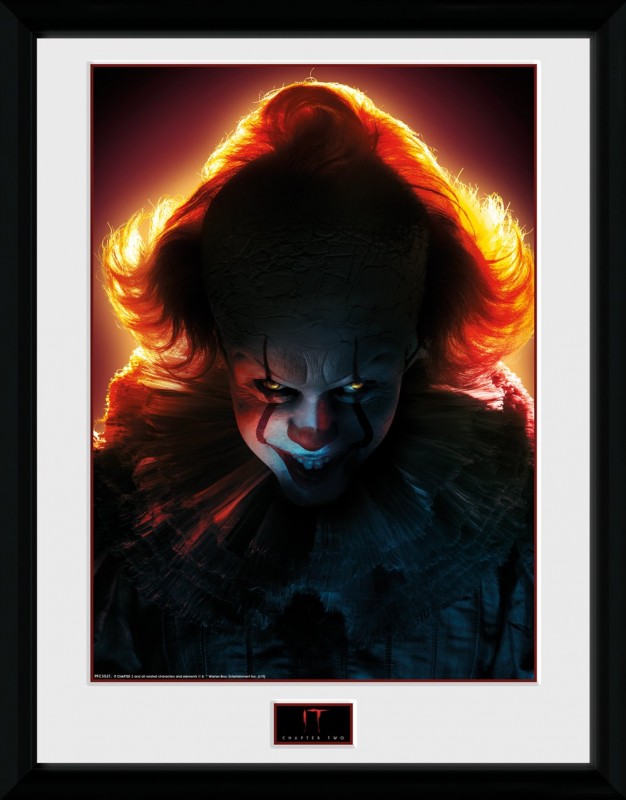 Pennywise - IT: Chapter Two - Poster im Rahmen