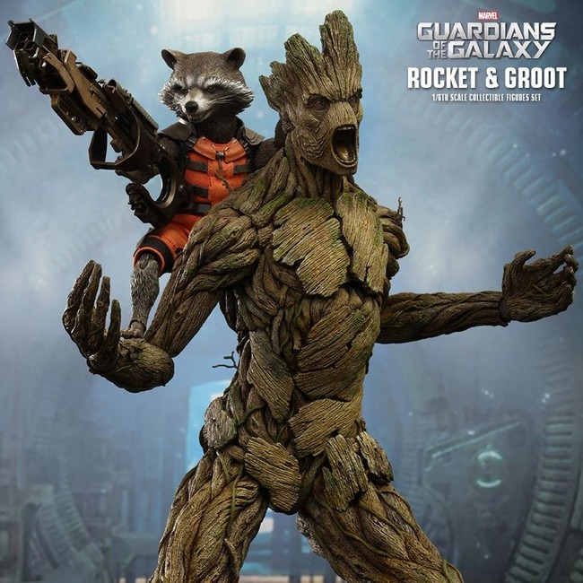 Rocket &amp; Groot - Guardians of the Galaxy - 1/6 Scale