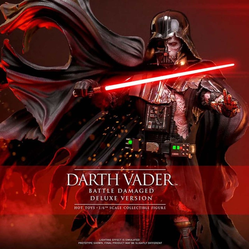 Darth Vader Battle Damaged (Deluxe Version) - Star Wars - 1/6 Scale Figur