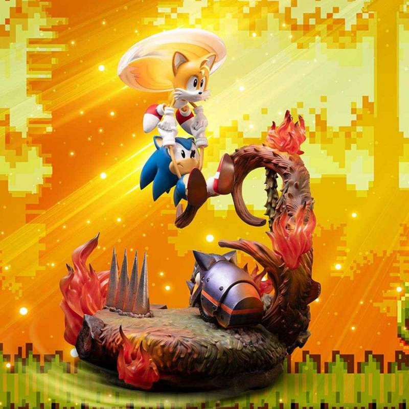 Sonic & Tails - Sonic the Hedgehog - Polystone Diorama