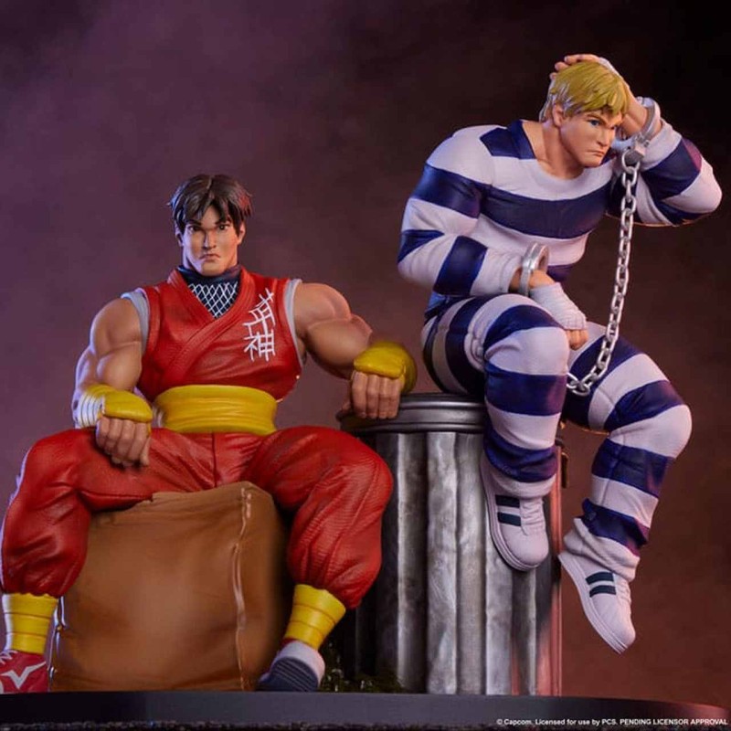Cody & Guy - Street Fighter - 1/10 Scale PVC Statuen Set