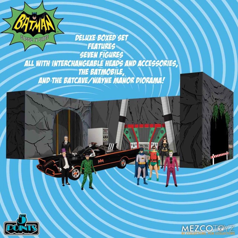 5 Points Actionfiguren Deluxe Box Set Batman (1966) - Batman Classic TV Series