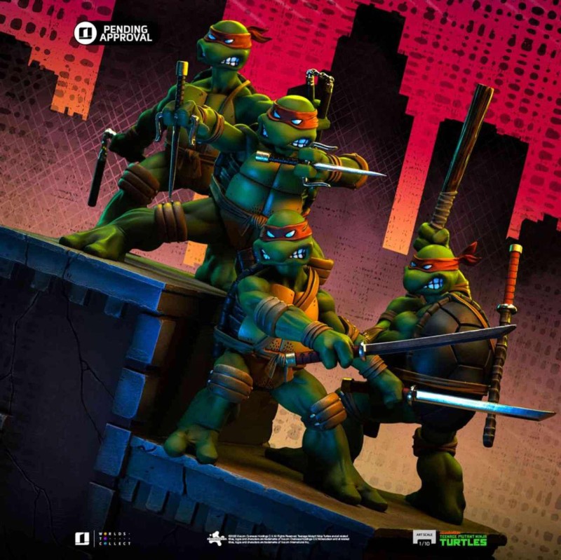 Ninja Turtles Kevin Eastman Version - TMNT - 1/10 Art Scale Statue