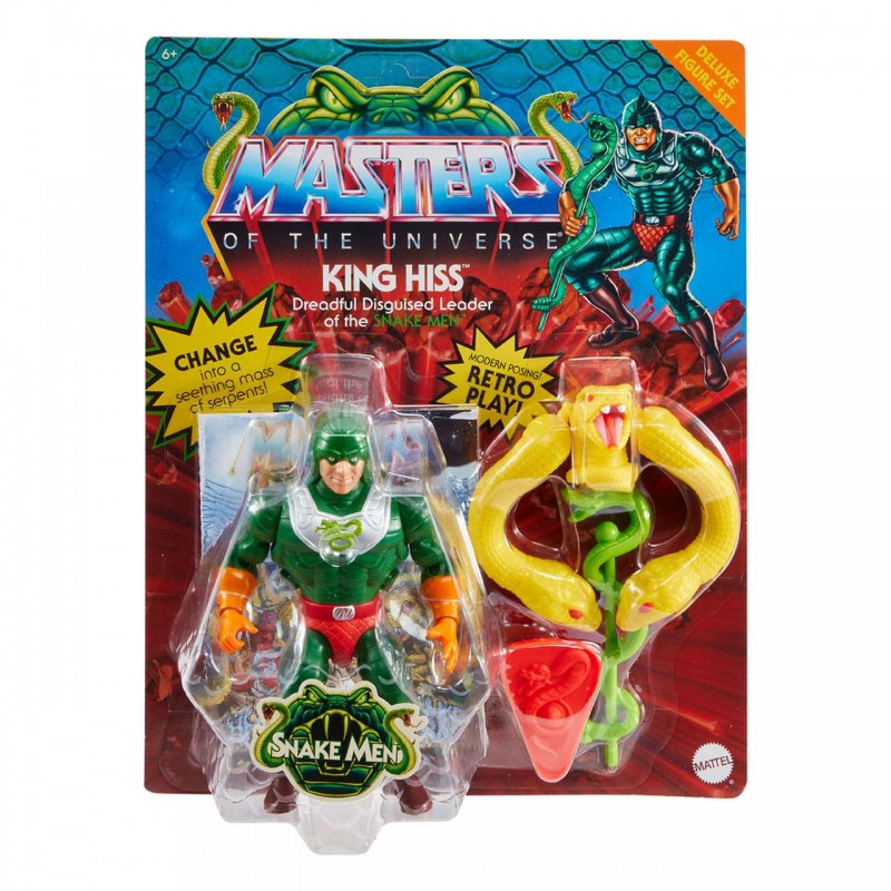 King Hiss - Masters of the Universe Origins - Actionfigur Deluxe 14cm
