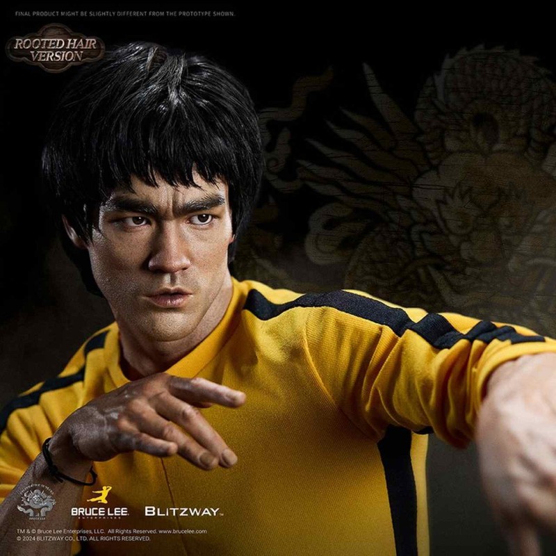 Bruce Lee: 50th Anniversary ( Rooted Hair Version) - 1/4 Superb Scale Statue