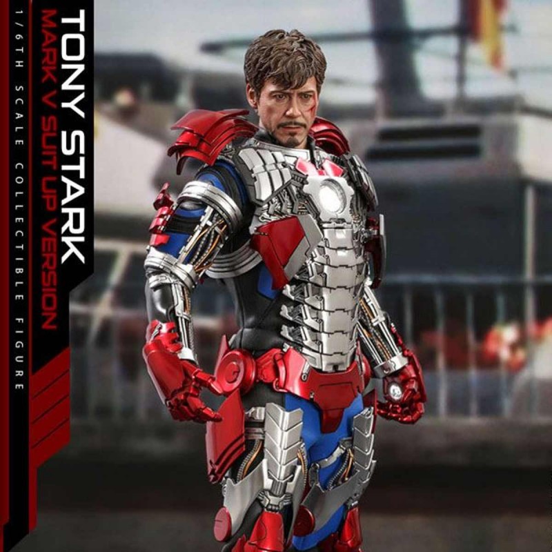 Tony Stark (Mark V Suit Up Version) - Iron Man 2 - 1/6 Scale Figur