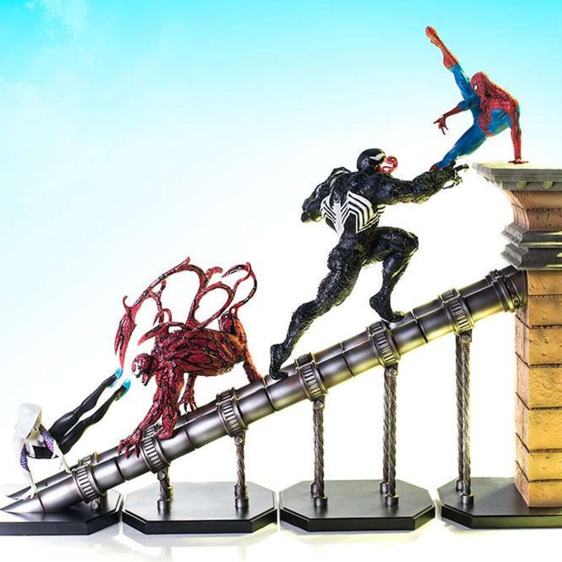 Spiderman Battle Diorama - Marvel Comics - BDS Art 1/10 Scale Statuen
