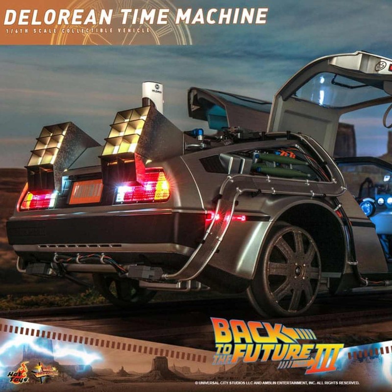 DeLorean Time Machine - Zurück in die Zukunft III - 1/6 Scale Fahrzeug