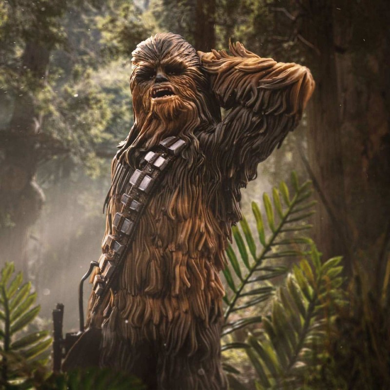 Chewbacca and Tokkat - Star Wars Episode VI - Art Scale 1/10 Statue
