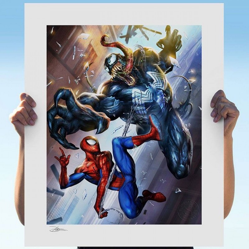 Spider-Man vs Venom - Marvel - Kunstdruck 61 x 46 cm