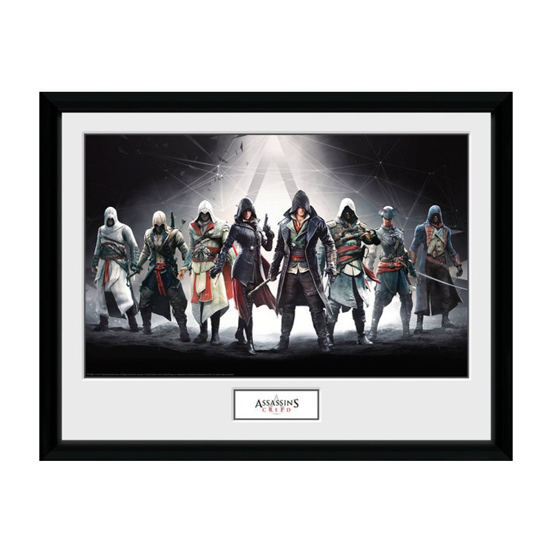 Characters - Assassins Creed - Poster im Rahmen