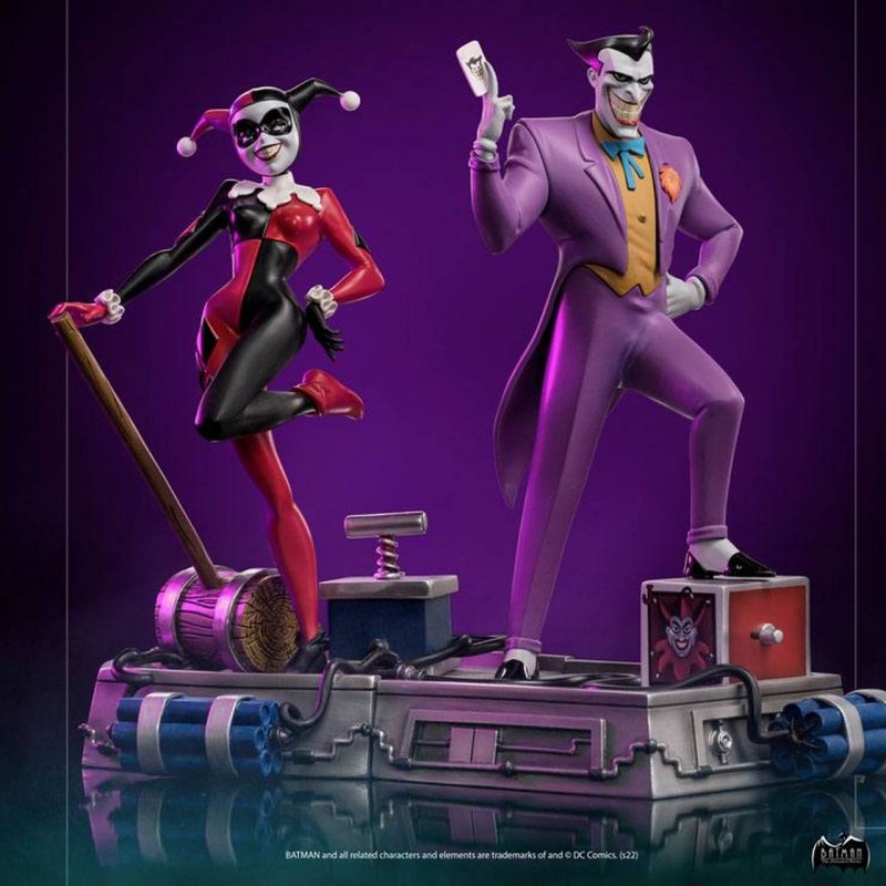 Joker & Harley Quinn - Batman The Animated Series - 1/10 Art Scale Statuen Set