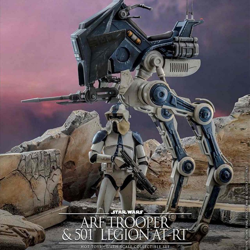ARF Trooper & 501st Legion AT-RT - Star Wars The Clone Wars - 1/6 Scale Figur