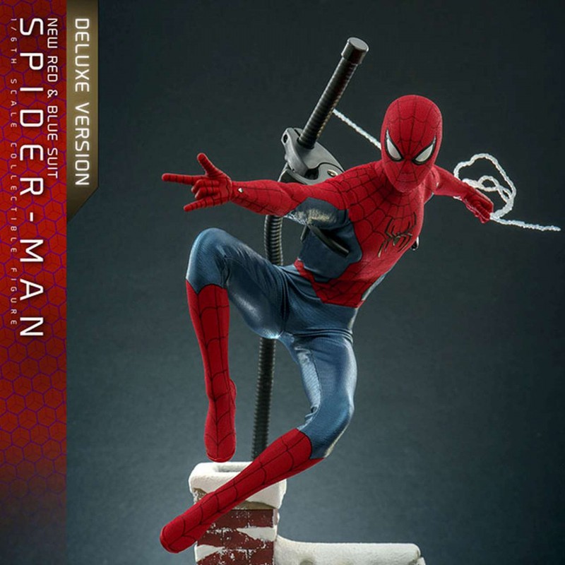 Spider-Man (New Red and Blue Suit) (Deluxe Version) - No Way Home - 1/6 Scale Action Figur