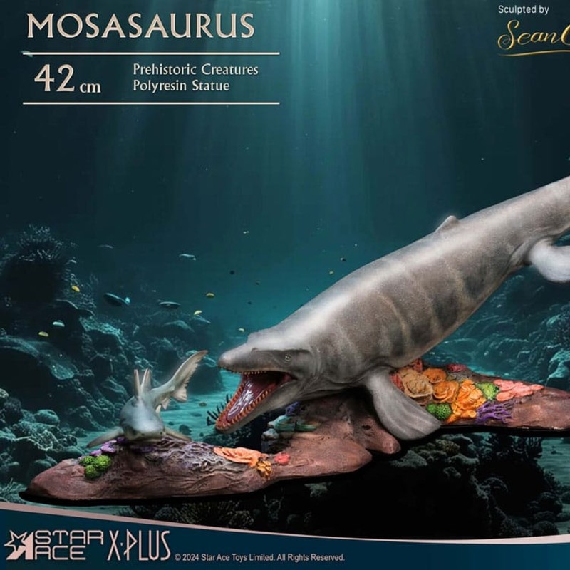 Mosasaurus Deluxe - Wonders of the Wild - Polystone Statue