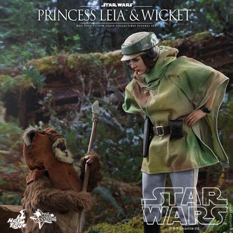 Princess Leia & Wicket - Star Wars Episode VI - 1/6 Scale Figuren Set