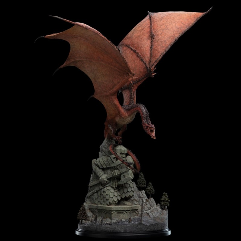 Smaug The Fire-Drake - Der Hobbit - Premium Polystone Statue