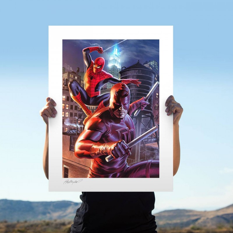 Daredevil & Spider-Man - Marvel - Kunstdruck 61 x 46 cm