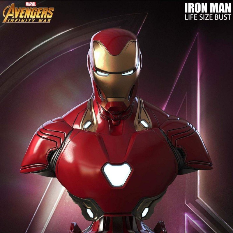 Iron Man Mark 50 - Avengers Infinity War - Life Size Büste