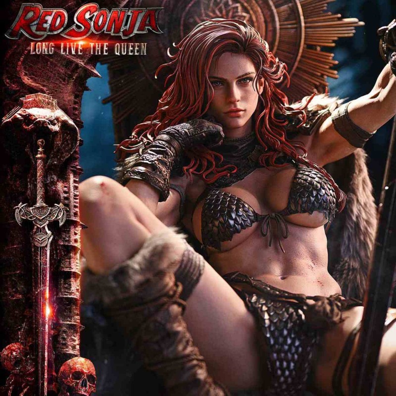 Red Sonja: Long Live the Queen - 1/3 Scale Throne Legacy Statue