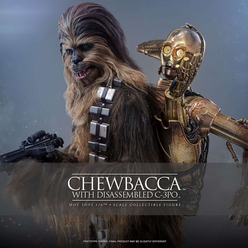 Chewbacca with Disassembled C-3PO - Star Wars Episode VI - 1/6 Scale Figur