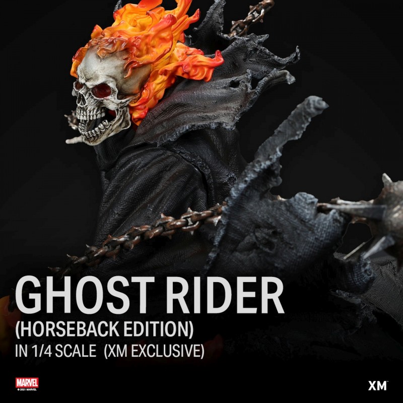 Ghost Rider (Horseback Edition) - Marvel Comics - 1/4 Scale Premium Statue