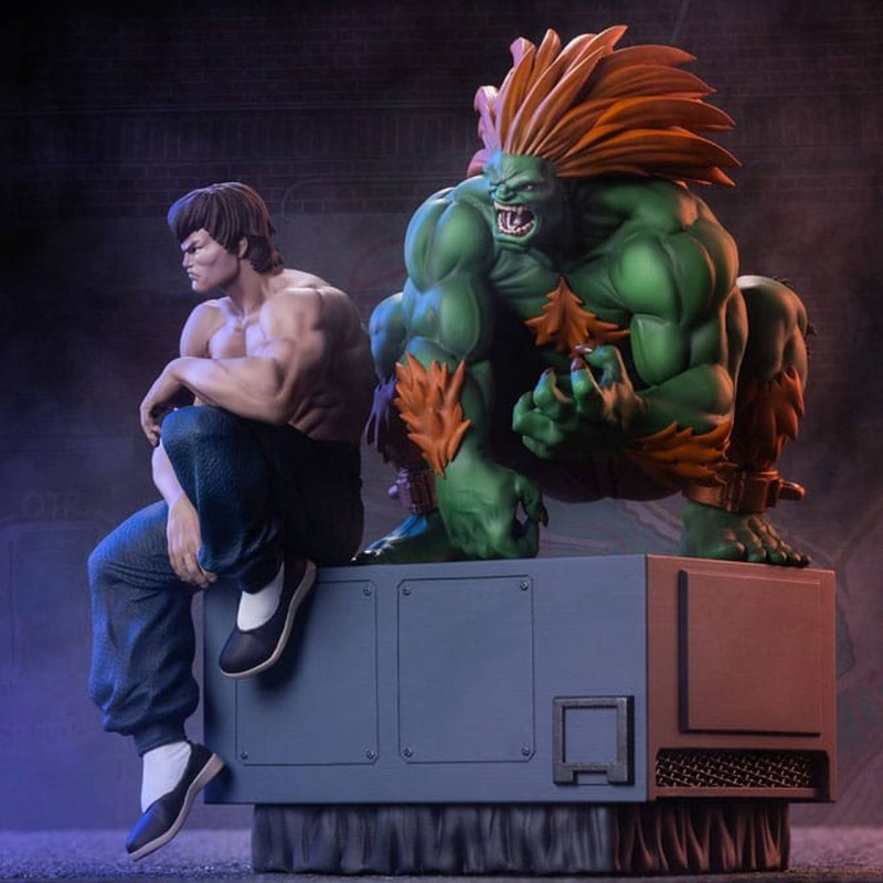 Blanka & Fei Long - Street Fighter - 1/10 Scale PVC Statuen Set