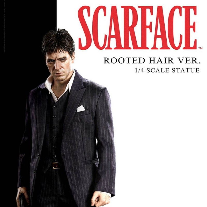 Tony Montana Rooted Hair Version - Scarface - 1/4 Superb Scale Hybrid Statue