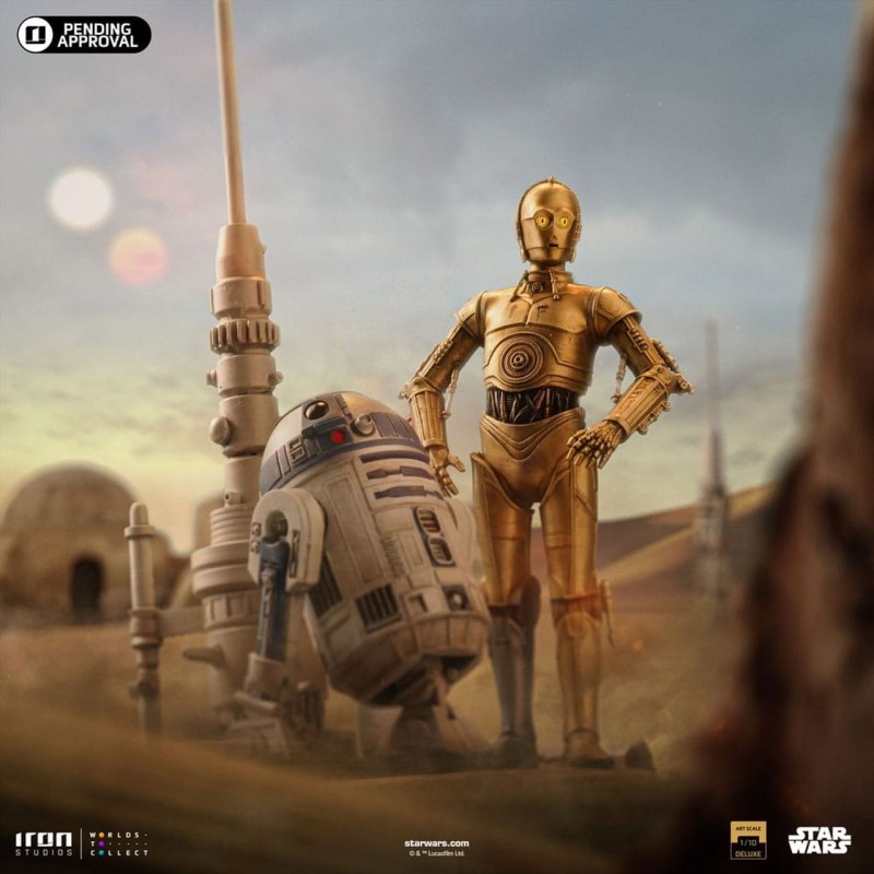 C-3PO & R2D2 - Star Wars - Art Scale 1/10 Statue