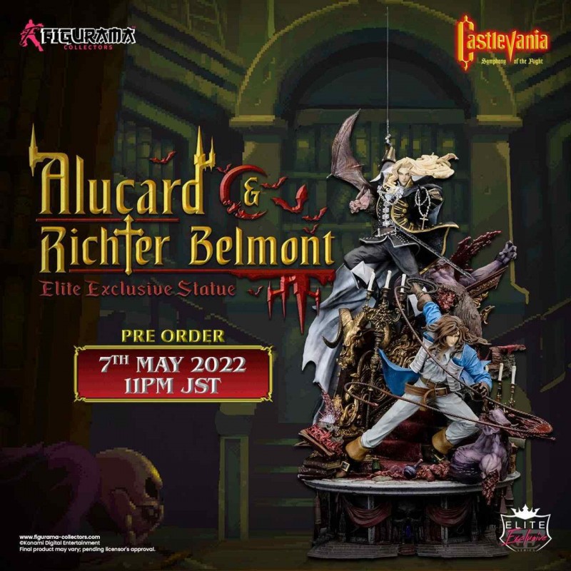 Alucard & Richter Belmont - Castlevania: Symphony of the Night - 1/6 Elite Exclusive Diorama
