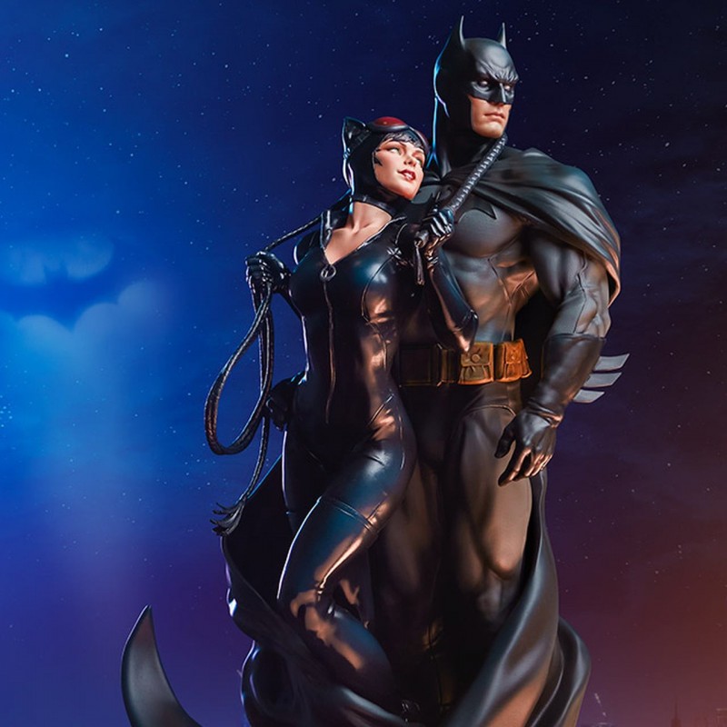 Batman and Catwoman - DC Comics - Polystone Diorama