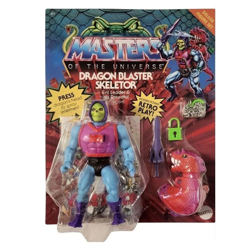 Dragon Blaster Skeletor - Masters of the Universe Origins - Actionfigur Deluxe 14cm