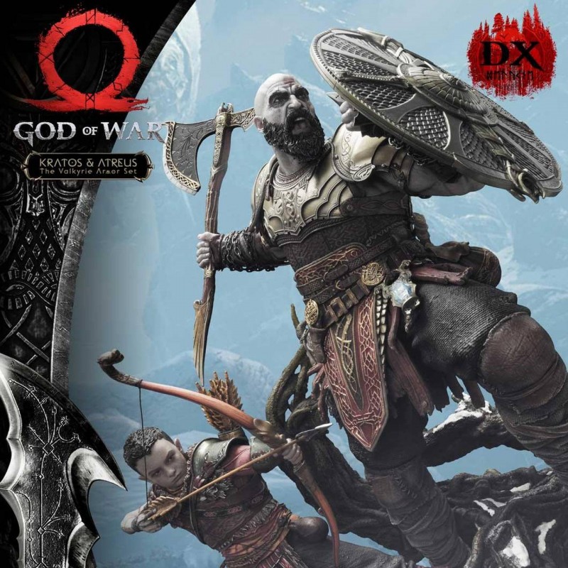 Kratos and Atreus in the Valkyrie (Deluxe Version) - God of War - 1/4 Scale Polystone Statue