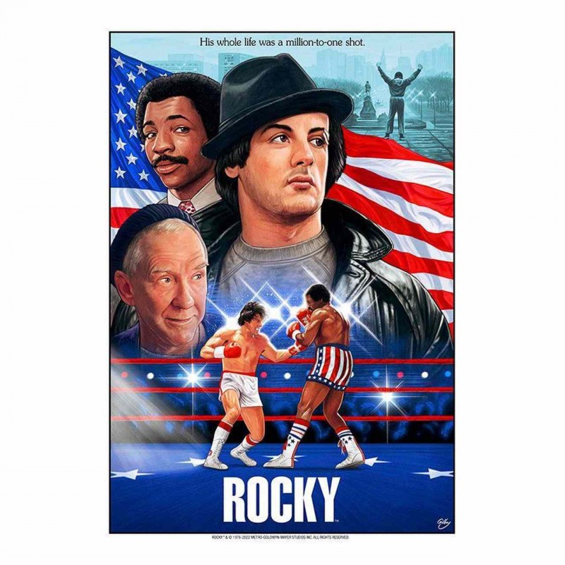 Rocky - Kunstdruck 42 x 30 cm