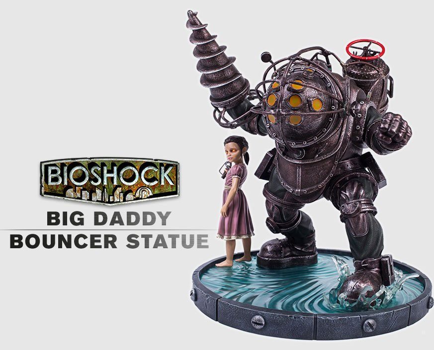 Bioshock daddy. Большой папочка Bioshock фигурка. Bioshock big Daddy Bouncer. Big Daddy Figure. Большой папа игрушка.