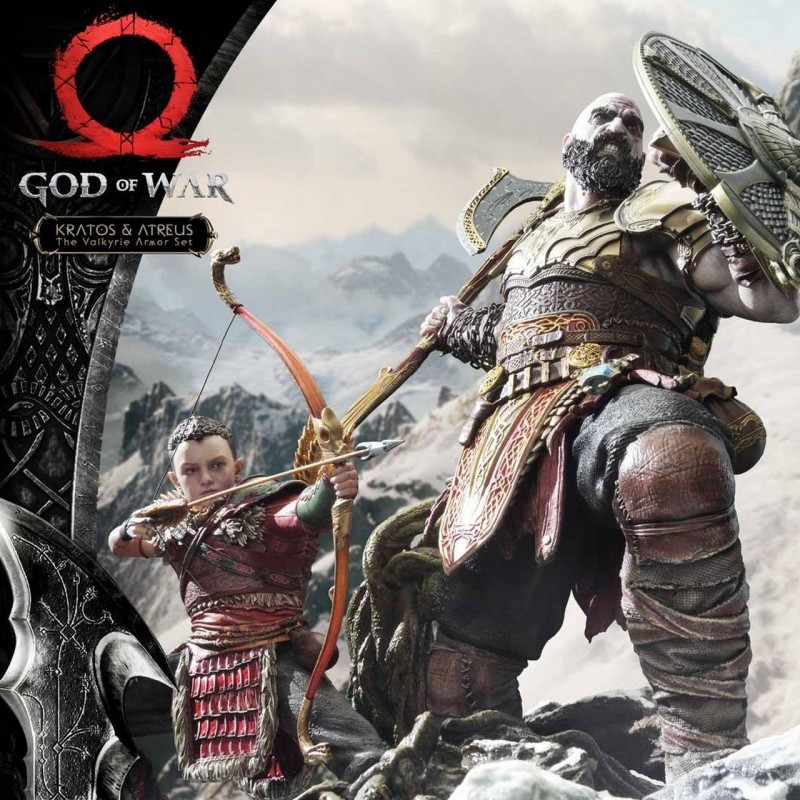 Kratos and Atreus in the Valkyrie - God of War - 1/4 Scale Polystone Statue