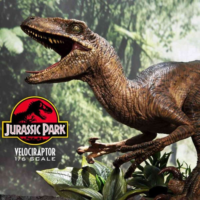 Attack Velociraptor - Jurassic Park - 1/6 Scale Polystone Statue