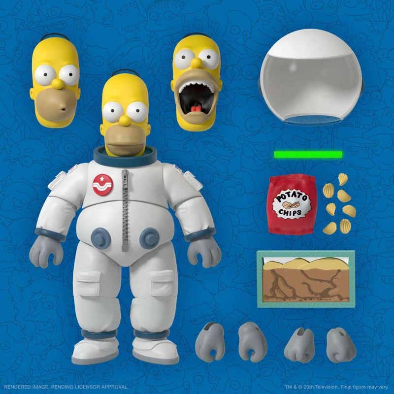 Deep Space Homer - Simpsons - Ultimates Actionfigur 18cm