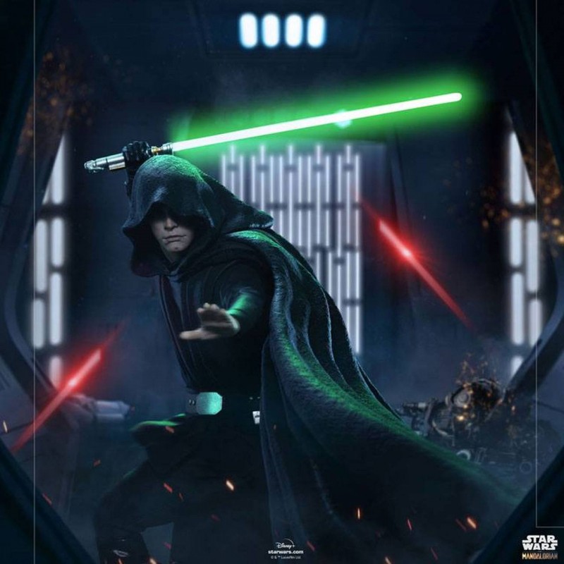 Luke Skywalker Combat Version - Star Wars The Mandalorian - BDS Art Scale 1/10 Statue