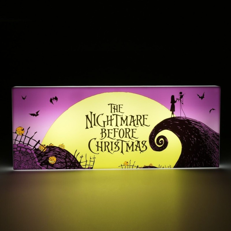 The Nightmare Before Christmas Logo - Lampe 30cm