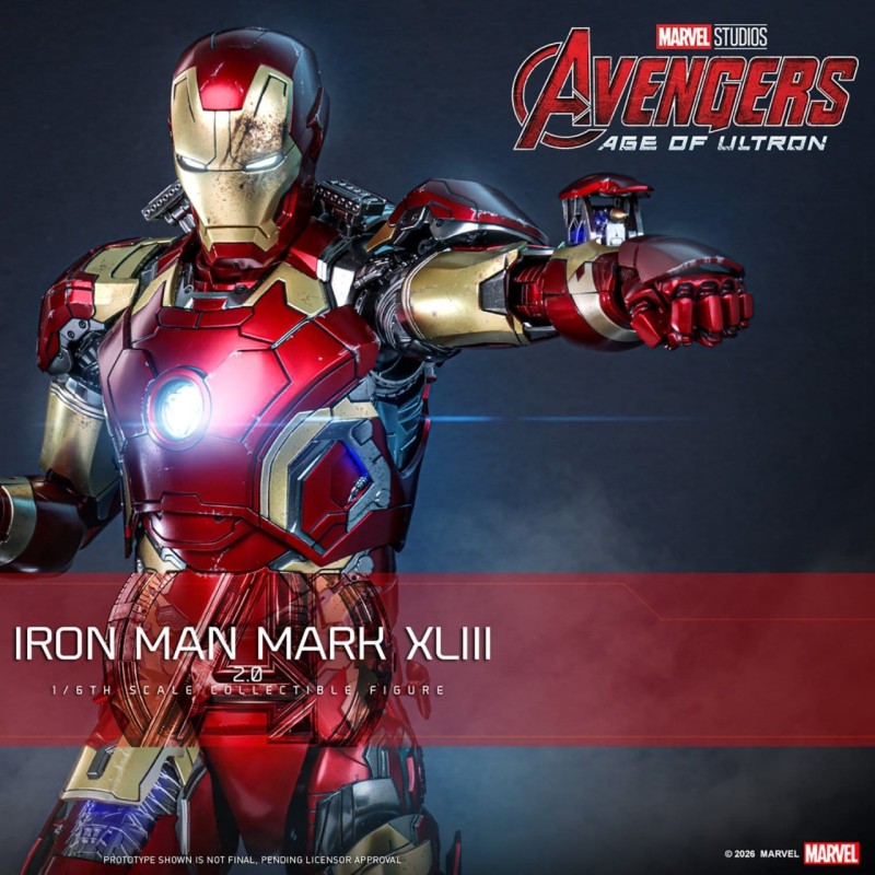 Iron Man Mark XLIII (2.0) - Age of Ultron - Diecast 1/6 Scale Figure