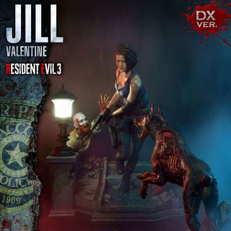 Jill Valentine (Deluxe Version) - Resident Evil 3 - 1/4 Scale Polystone Statue