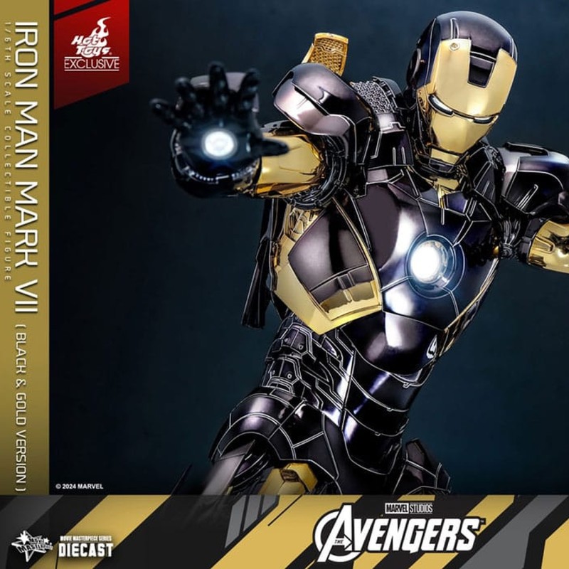 Iron Man Mark VII (Black & Gold Version) - Avengers - Diecast 1/6 Scale Figur