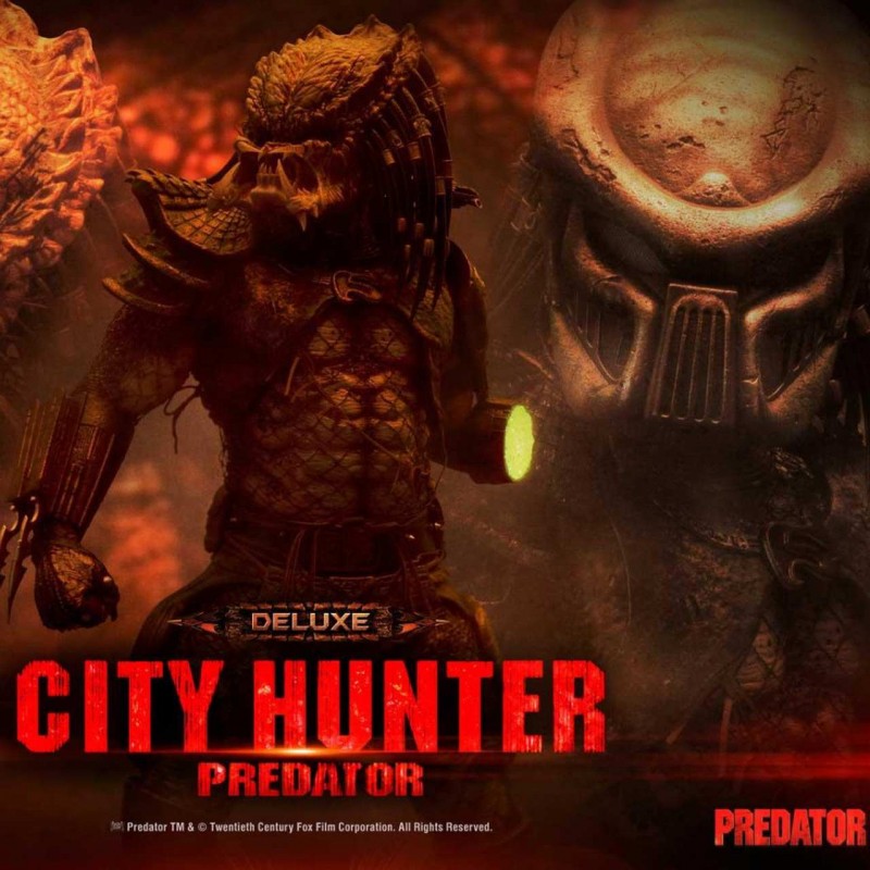 City Hunter Predator (Deluxe Bonus Version) - Predator 2 - 1/3 Scale Statue