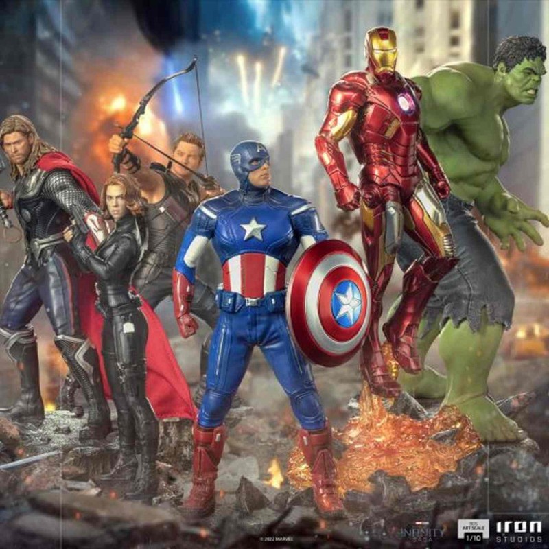 Battle of NY Assamble - Marvel The Infinity Saga - 1/10 BDS Art Scale Statuen