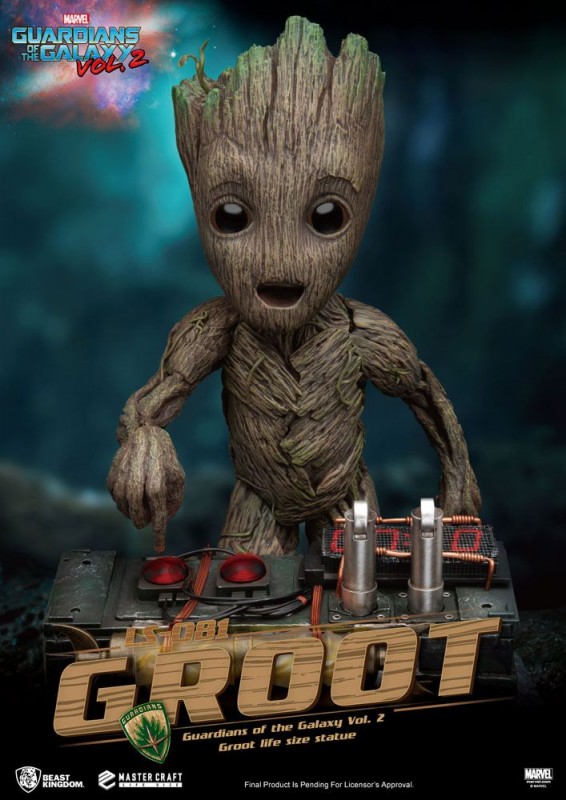 Marvel Guardians Of The Galaxy Baby Groot Schlüsselanhänger – Offiziell Lizenziert, Gummi, 4,5 X 6 Cm
