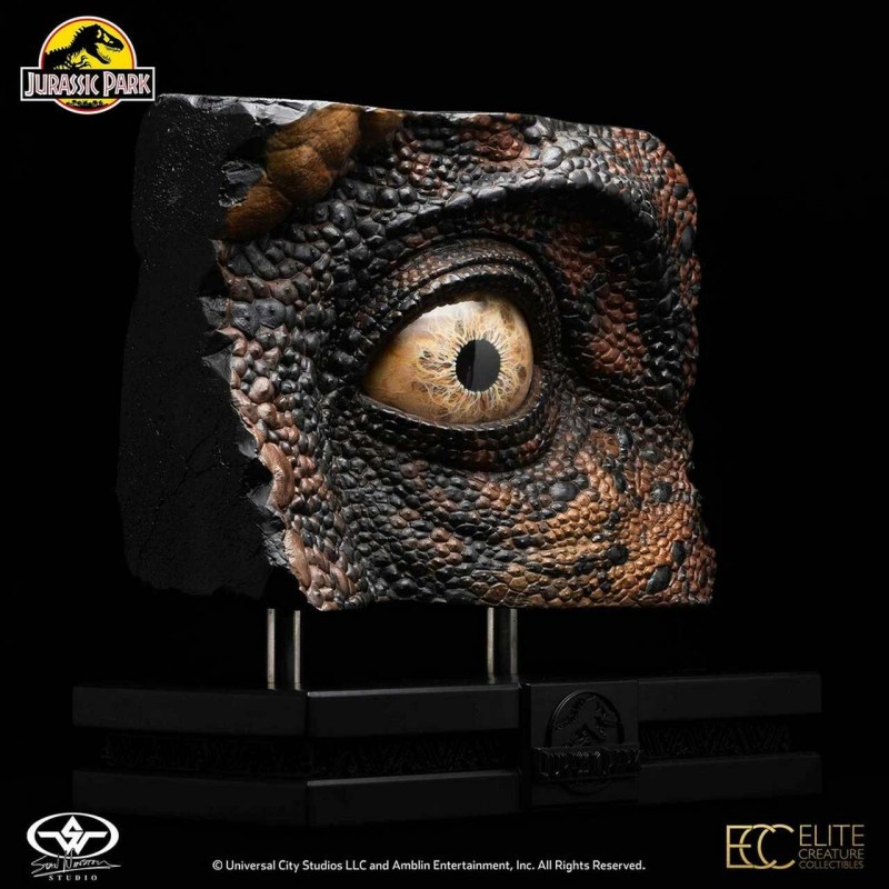 Screen Used SWS T-Rex Eye - Jurassic Park - Reproduction Statue